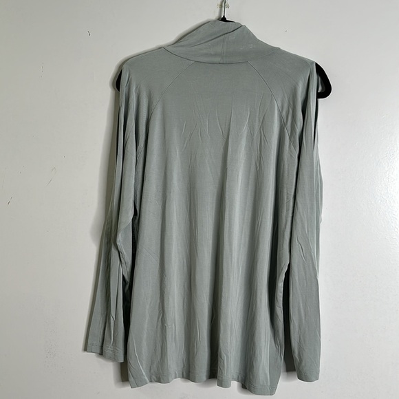 Athleta sage green high neck top size large new - Picture 5 of 7